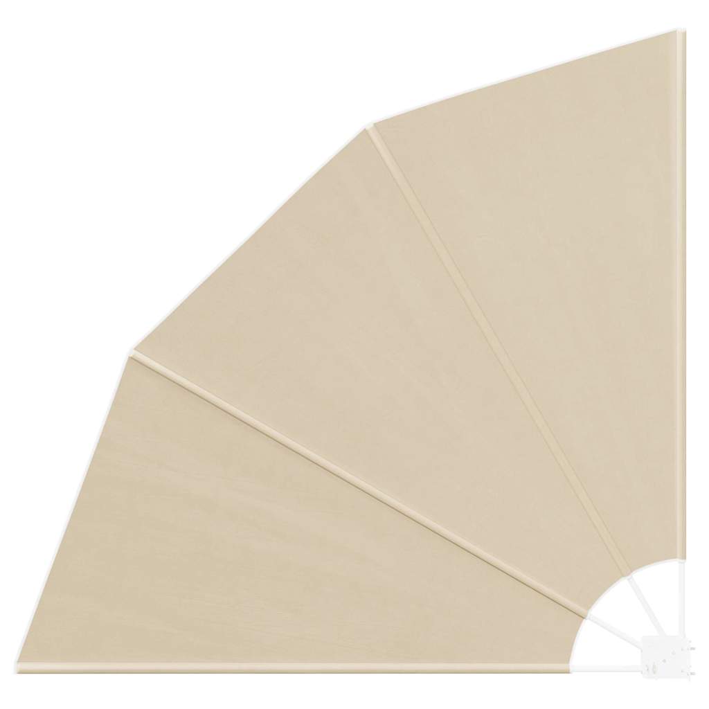 Schermo di Privacy per Balcone Beige 160 x 160 cm Poliestere