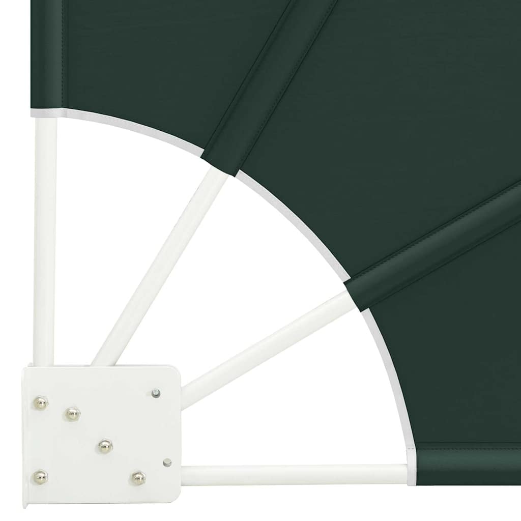 Schermo di Privacy per Balcone Verde Scuro 160 x 160 cm