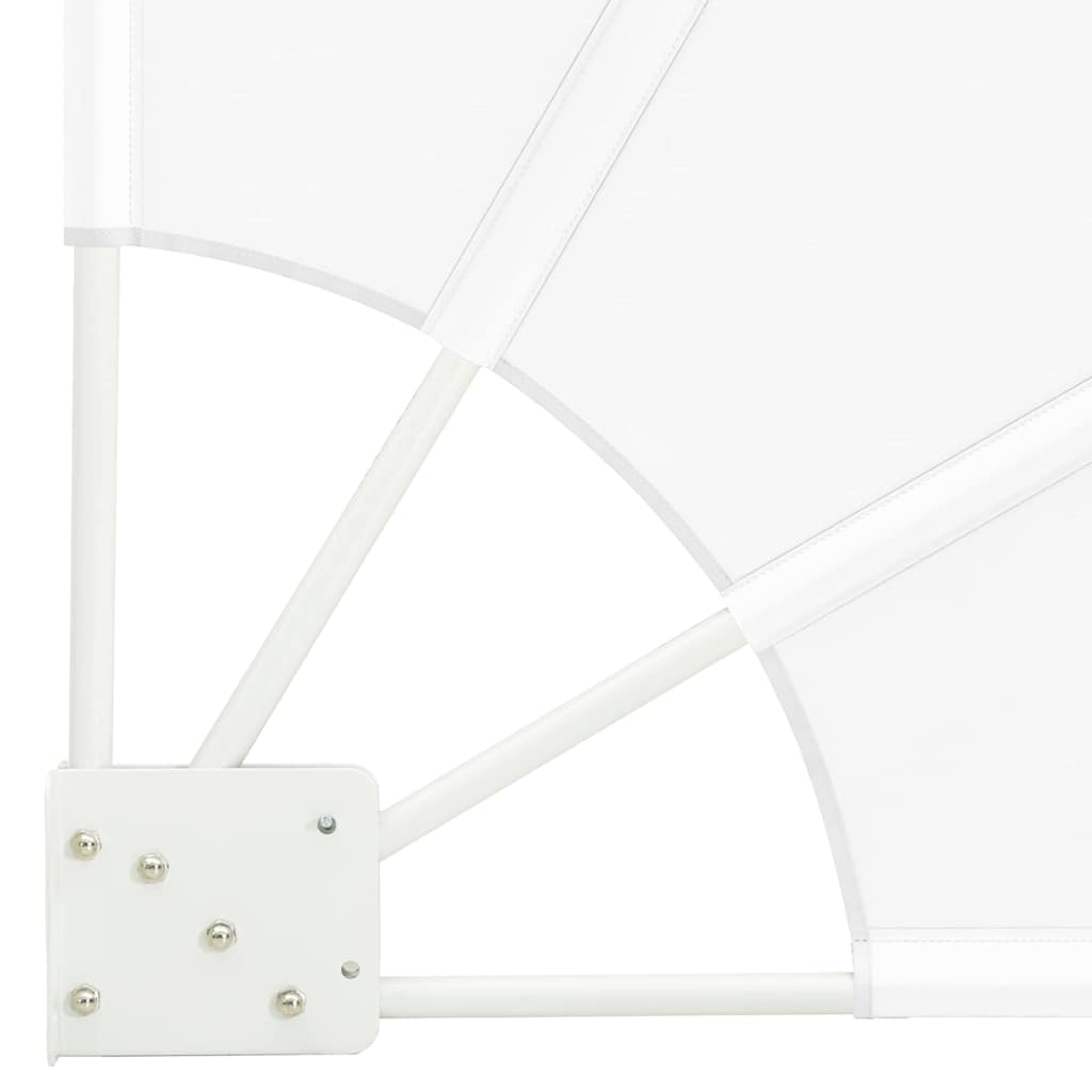 Schermo di Privacy per Balcone Bianco 160 x 160 cm Poliestere