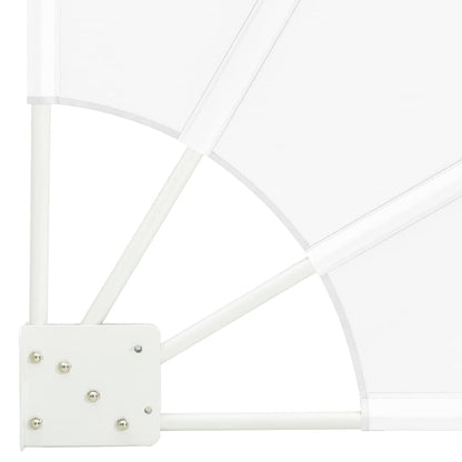 Schermo di Privacy per Balcone Bianco 160 x 160 cm Poliestere