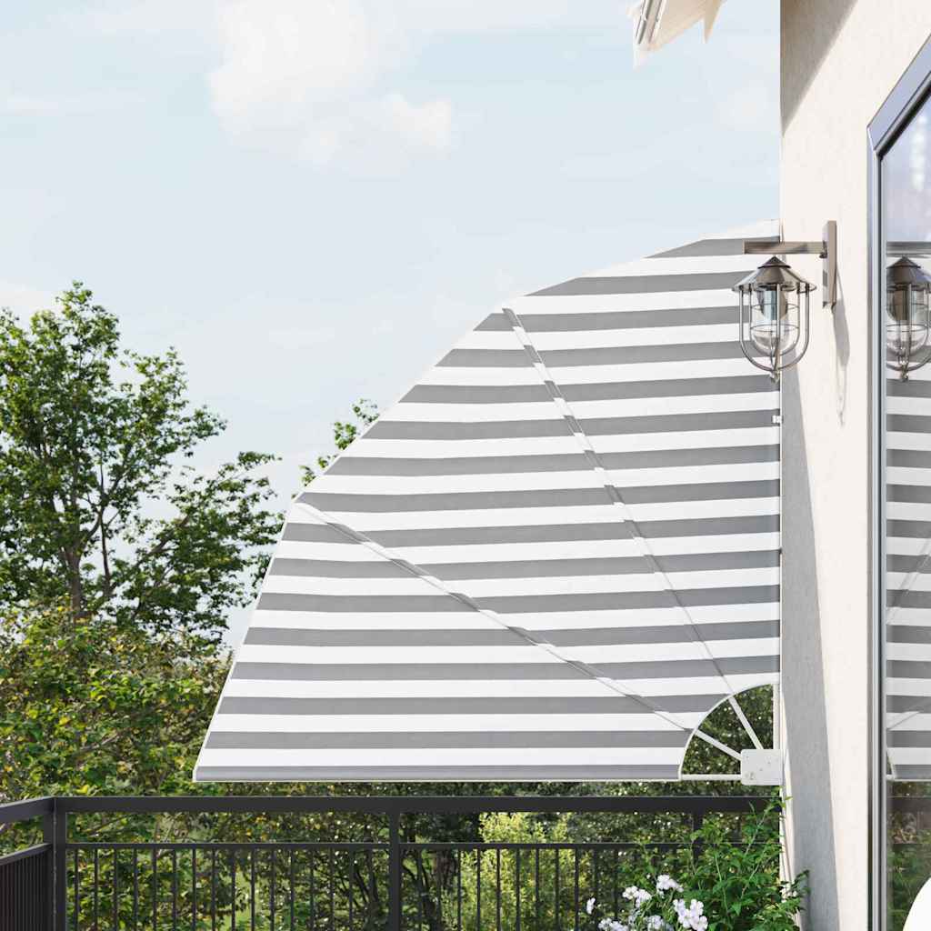 Schermo di Privacy per Balcone Antracite e Bianco 160 x 160 cm