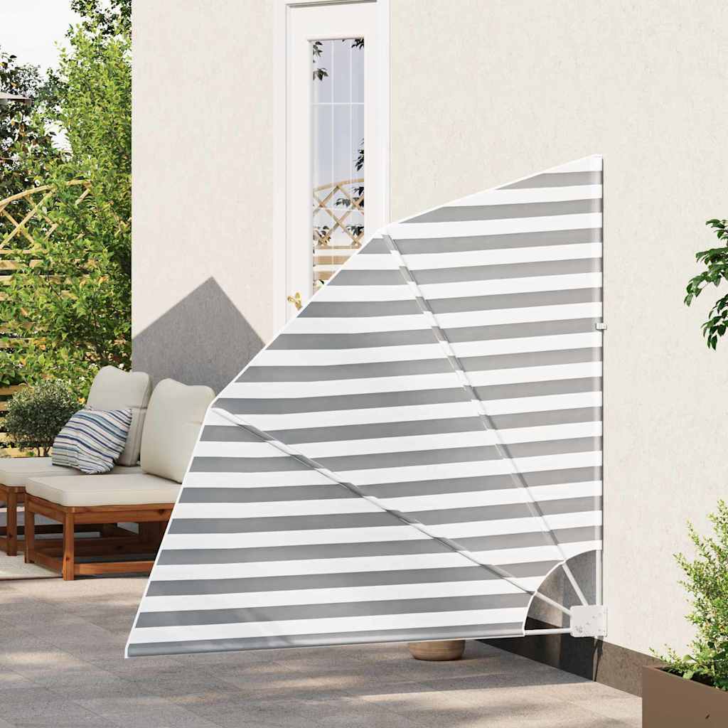 Schermo di Privacy per Balcone Antracite e Bianco 160 x 160 cm