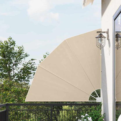 Schermo di Privacy per Balcone Beige 140 x 140 cm Poliestere