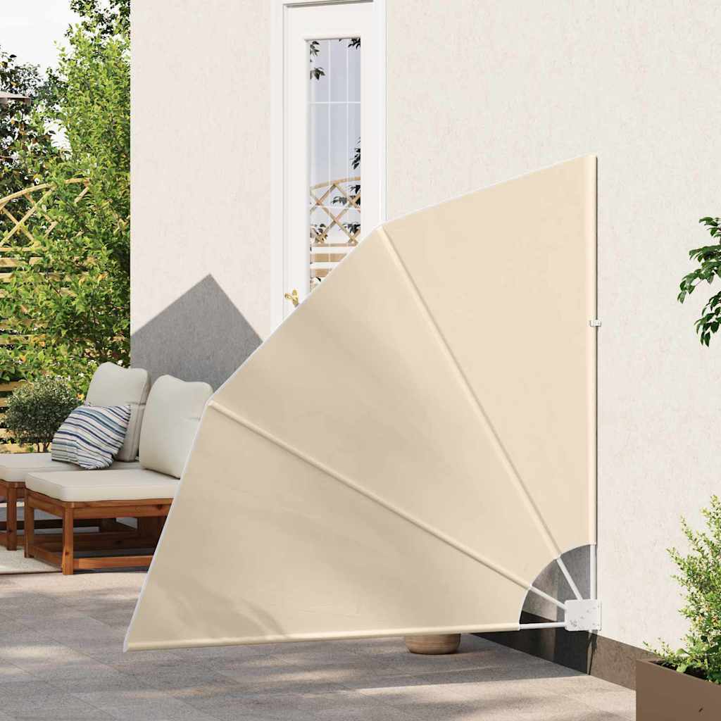 Schermo di Privacy per Balcone Beige 140 x 140 cm Poliestere