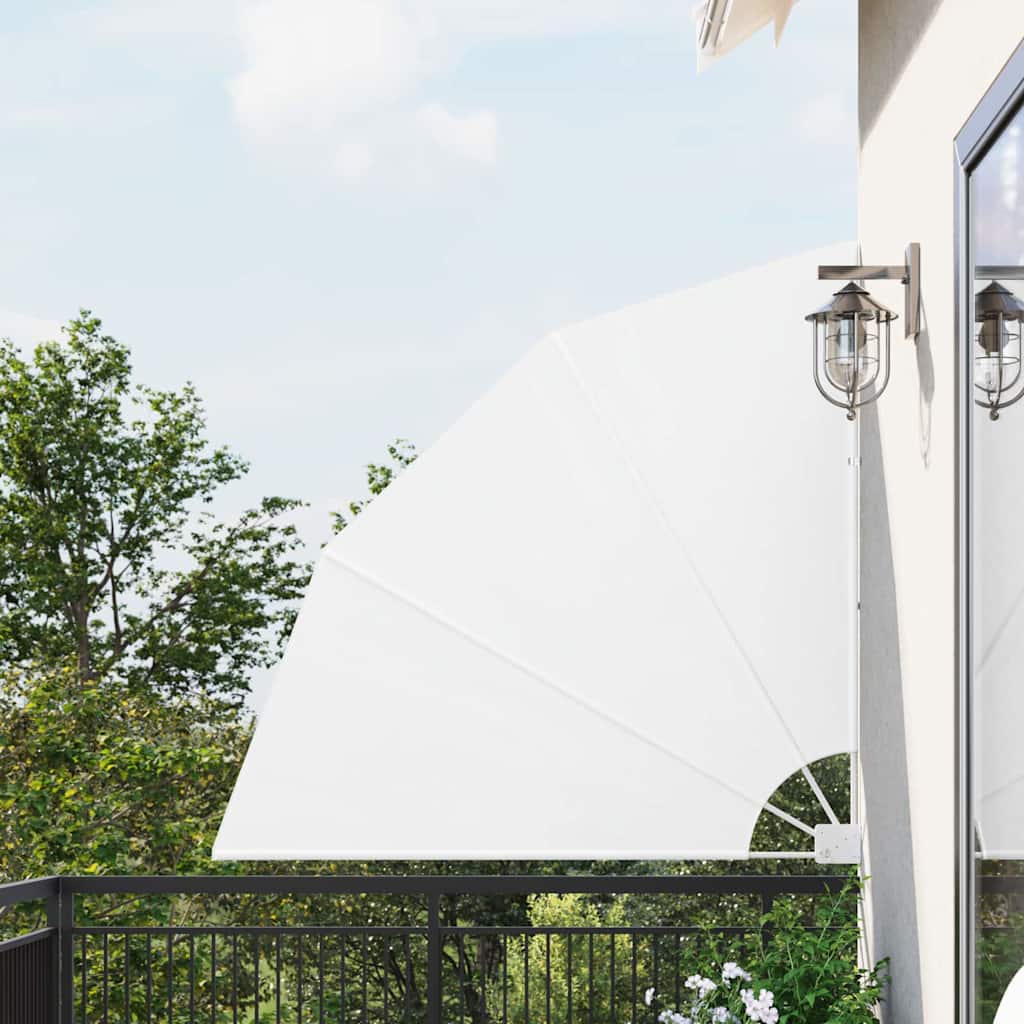 Schermo di Privacy per Balcone Bianco 140 x 140 cm Poliestere