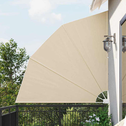 Schermo di Privacy per Balcone Beige 210 x 210 cm Poliestere