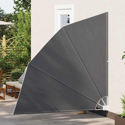 Schermo di Privacy per Balcone Nero 210 x 210 cm Poliestere