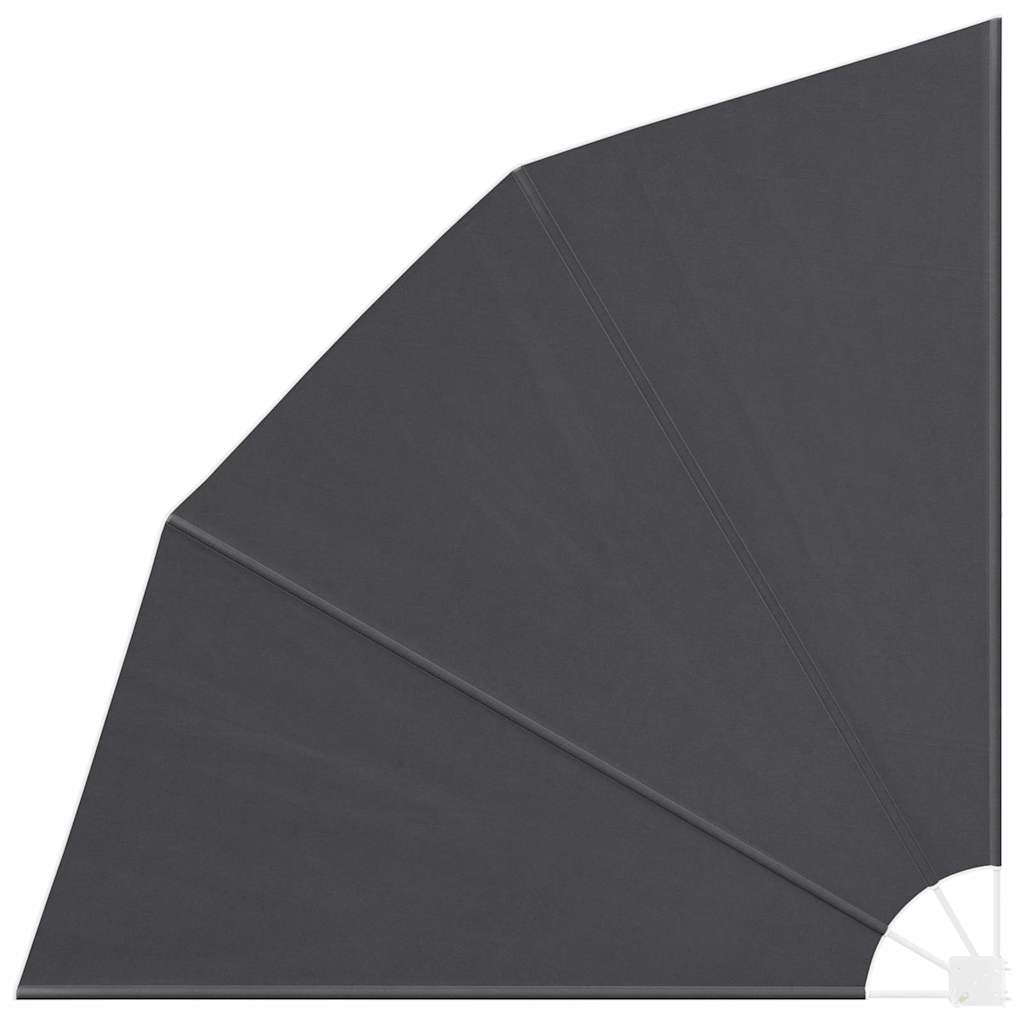 Schermo di Privacy per Balcone Nero 210 x 210 cm Poliestere