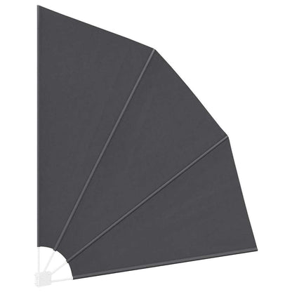 Schermo di Privacy per Balcone Nero 210 x 210 cm Poliestere