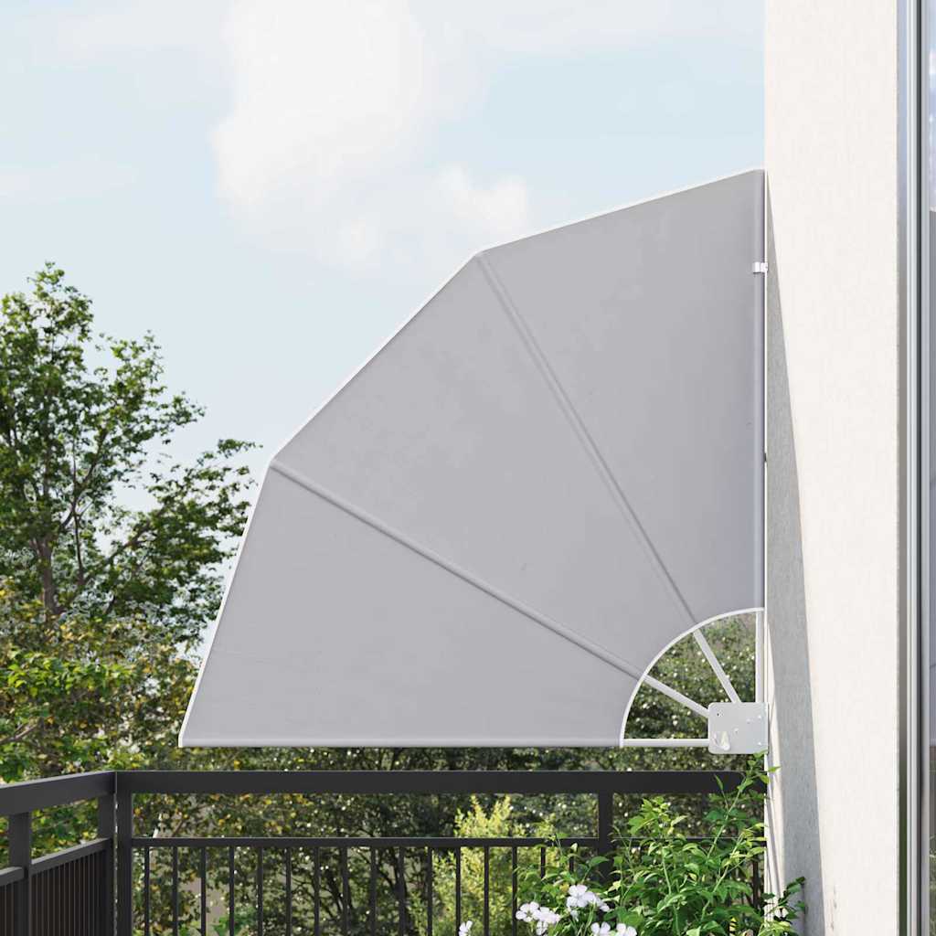 Schermo di Privacy per Balcone Grigio 115 x 115 cm Poliestere