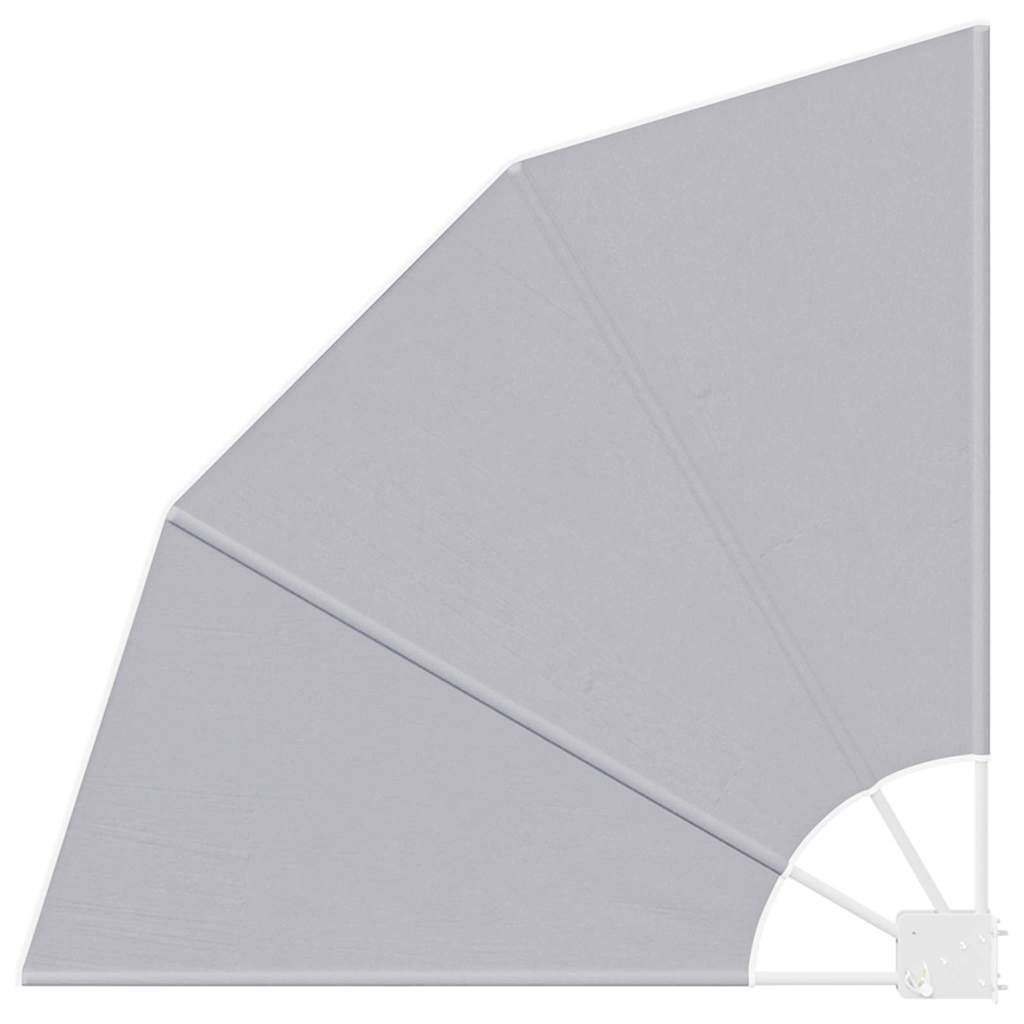 Schermo di Privacy per Balcone Grigio 115 x 115 cm Poliestere