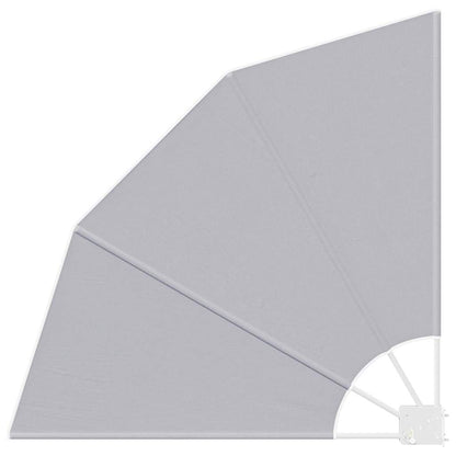 Schermo di Privacy per Balcone Grigio 115 x 115 cm Poliestere