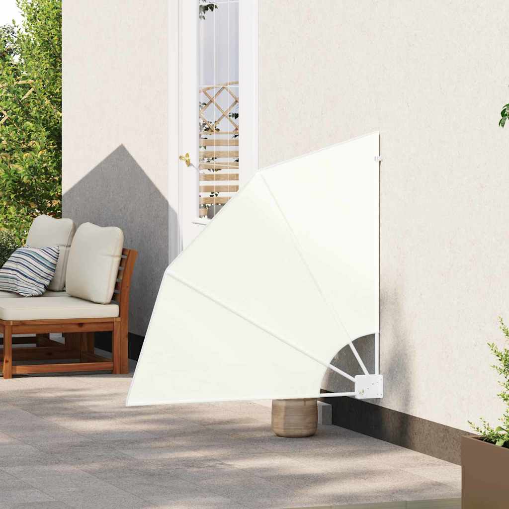 Schermo di Privacy per Balcone Crema 115 x 115 cm Poliestere
