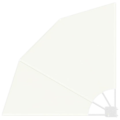 Schermo di Privacy per Balcone Crema 115 x 115 cm Poliestere