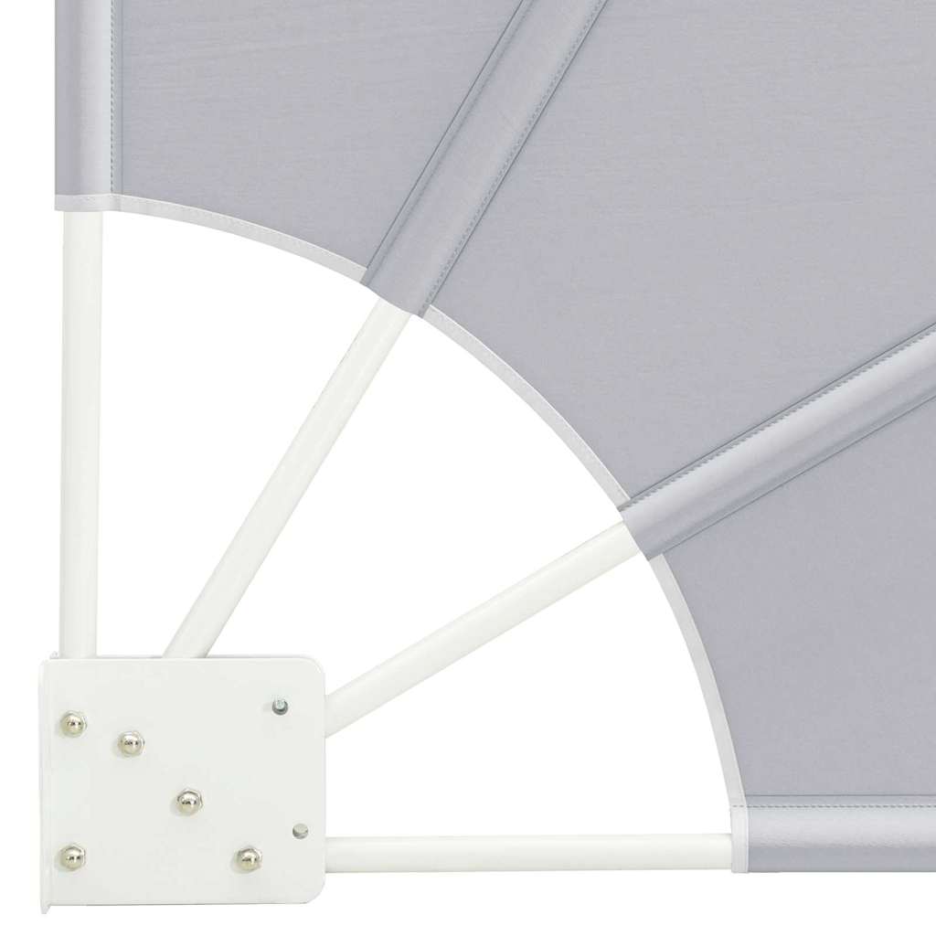 Schermo di Privacy per Balcone Grigio 160 x 160 cm Poliestere