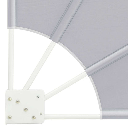 Schermo di Privacy per Balcone Grigio 160 x 160 cm Poliestere
