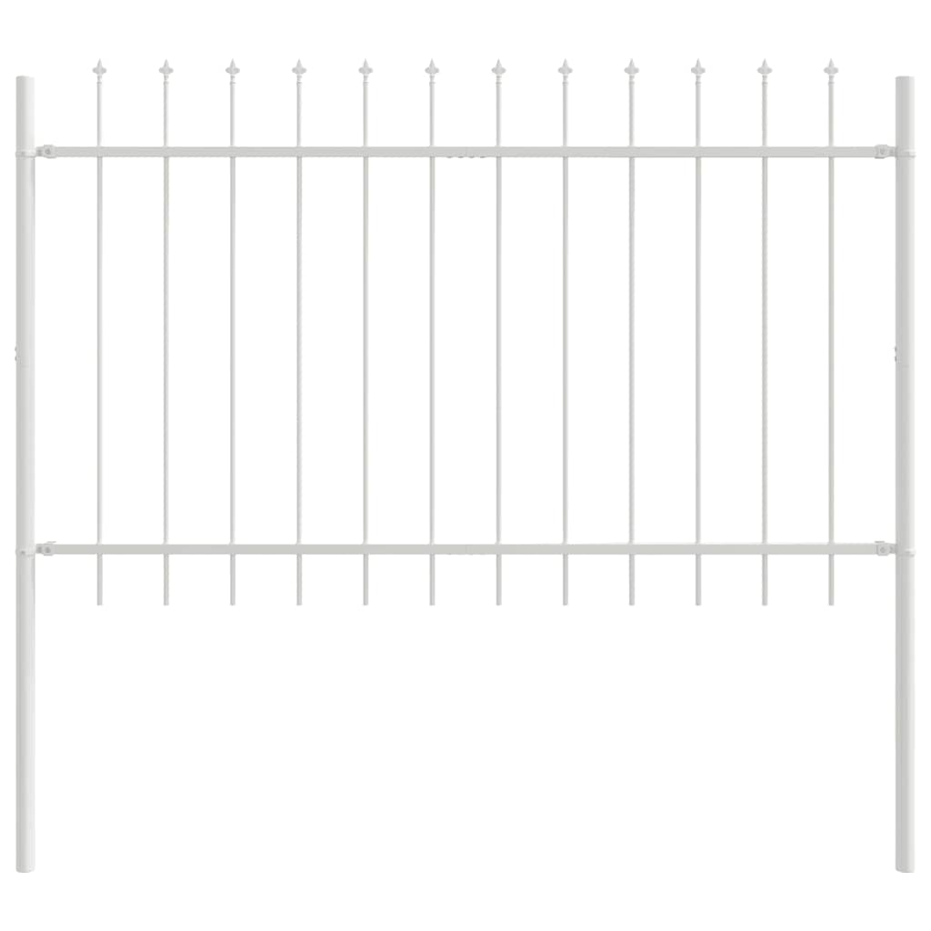 Recinzione per Giardino Woerden Bianco 1,7 x 0,8 m