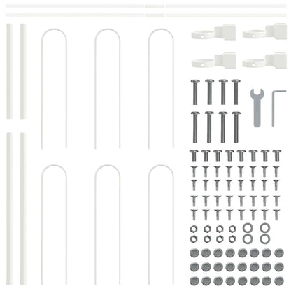 Recinzione per Giardino Boxtel Bianco 1,7 x 1,2 m