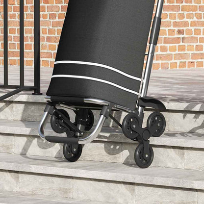 Carrello della spesa Nero 47 x 39 x 100,5 cm Tessuto Oxford