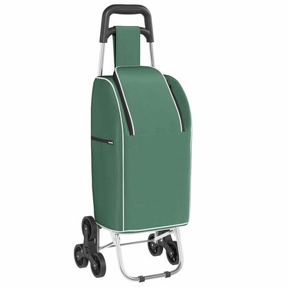 Carrello della spesa Verde 39,5 x 33 x 93 cm Tessuto Oxford