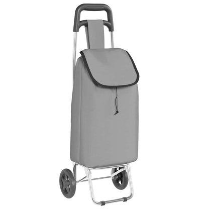 Carrello della spesa Grigio 35 x 28 x 92 cm Tessuto Oxford