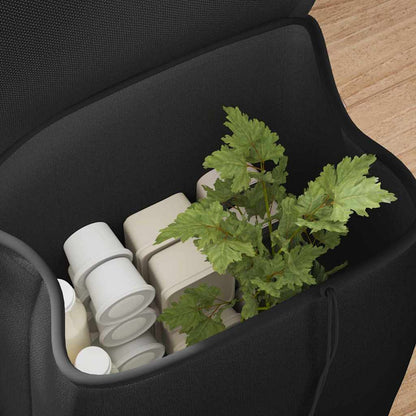 Carrello della spesa Nero 35 x 28 x 92 cm Tessuto Oxford