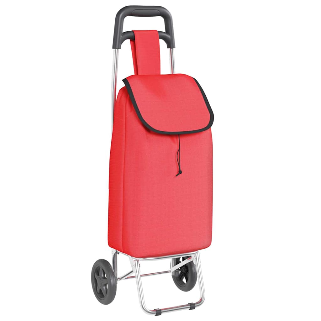 Carrello della spesa Rosso 35 x 28 x 92 cm Tessuto Oxford