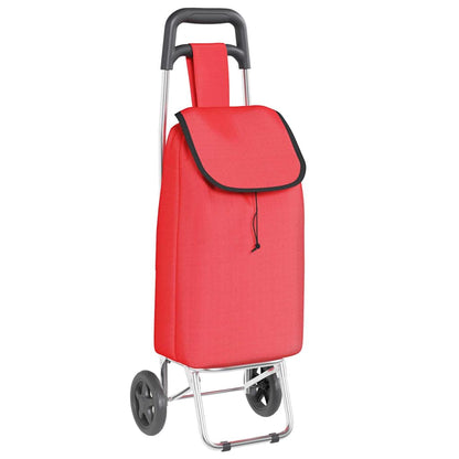 Carrello della spesa Rosso 35 x 28 x 92 cm Tessuto Oxford