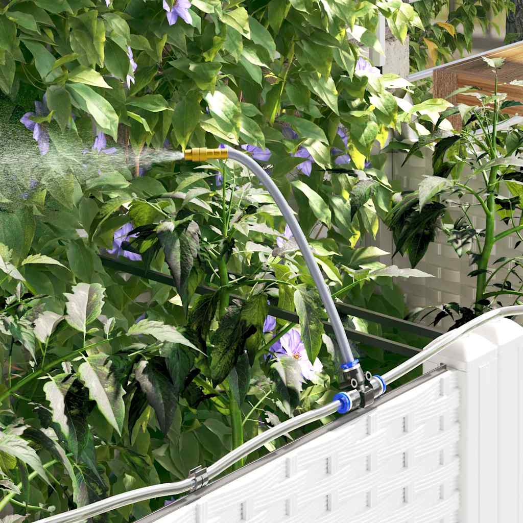 Vaso da giardino Bianco 40 x 40 x 126 cm Plastica