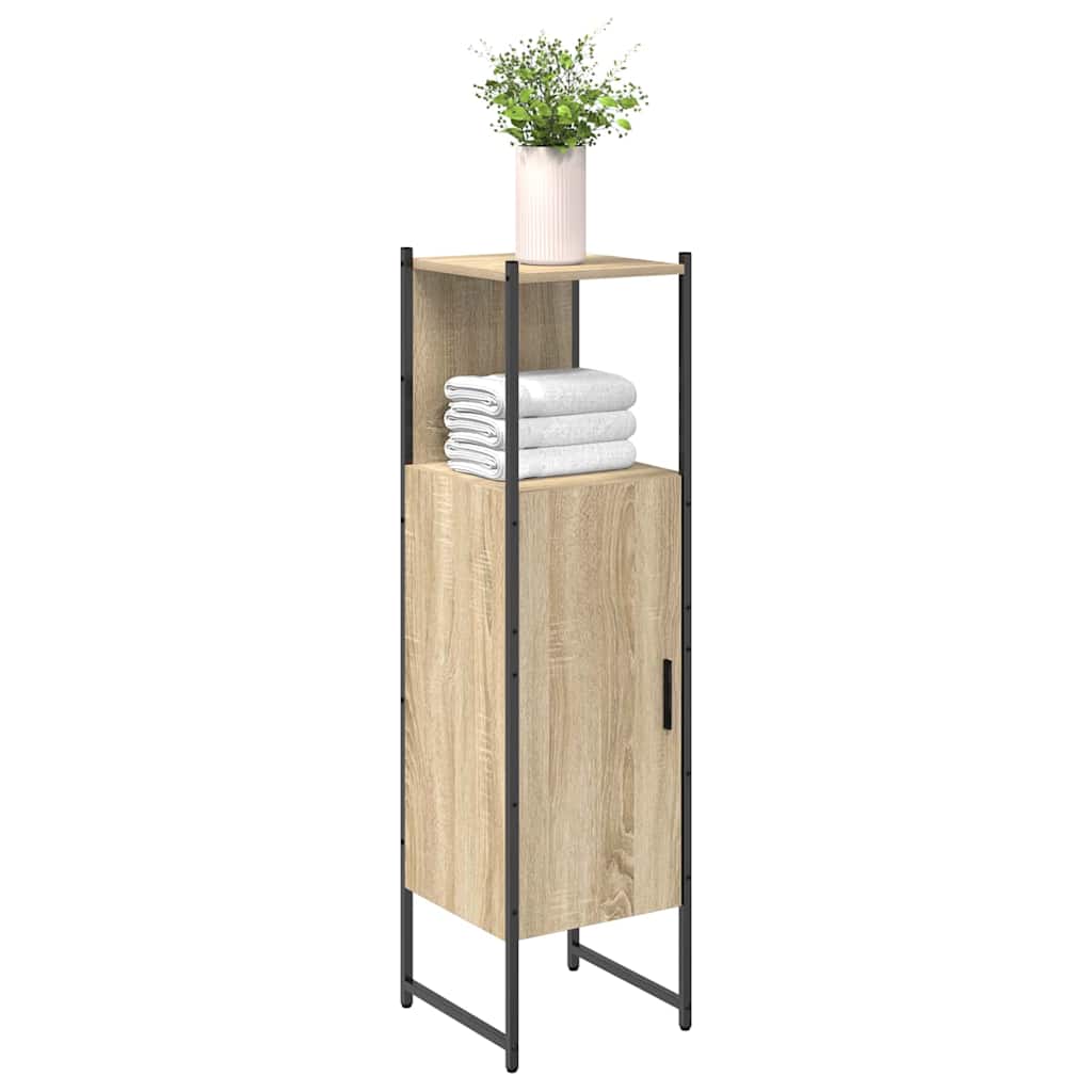 Mobile da Bagno Beige 33 x 33 x 120,5 cm Legno multistrato