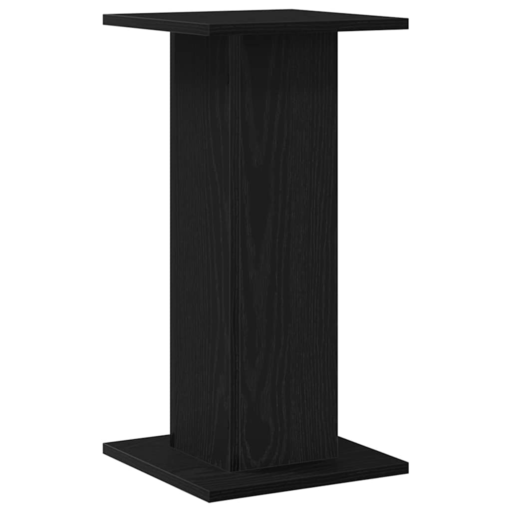 Supporti per Altoparlanti 2 pcs Rovere Nero 30 x 30 x 60 cm