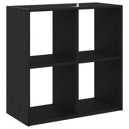 Scaffale Rovere nero 68,5 x 32 x 68,5 cm Legno multistrato