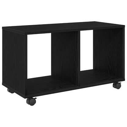 Tavolino Rovere Nero 72 x 33 x 42,5 cm Legno multistrato