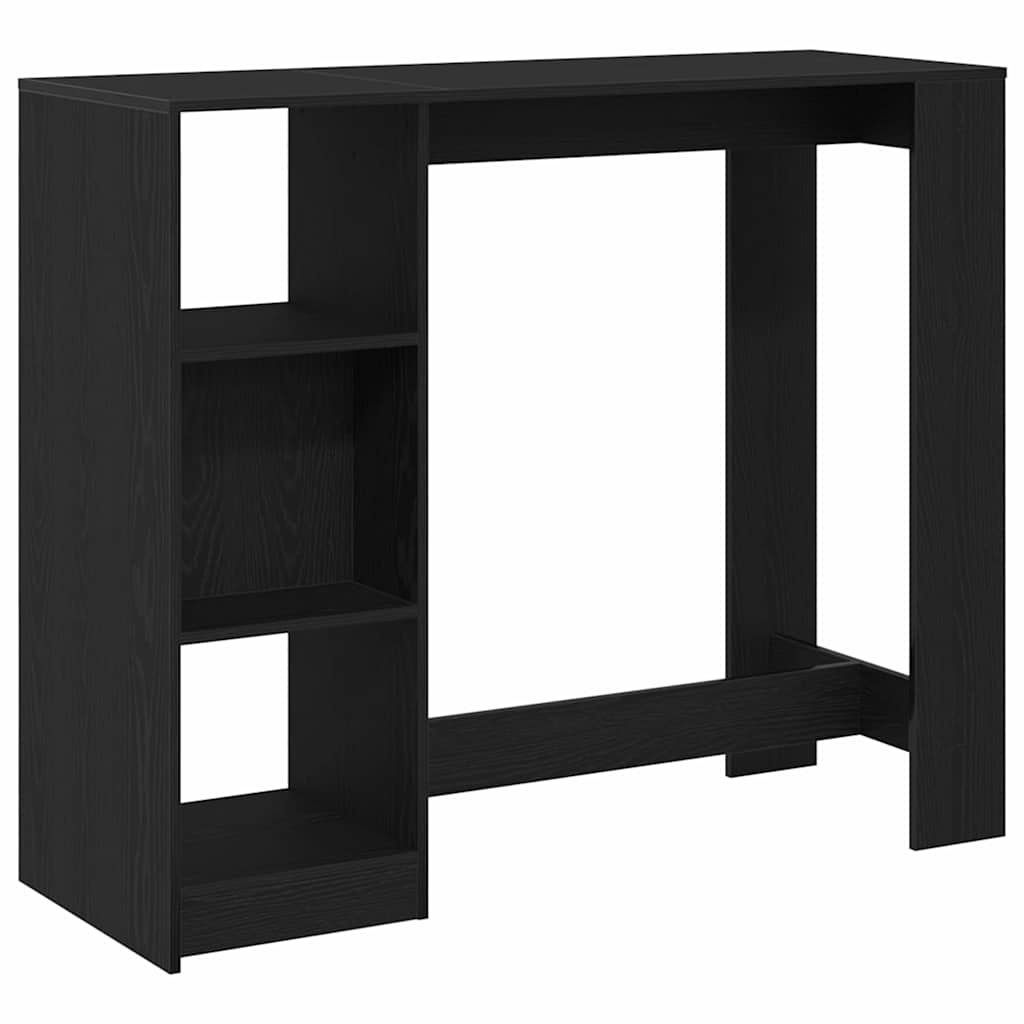Tavolo da bar Rovere Nero 124 x 46 x 103.5 cm Legno multistrato