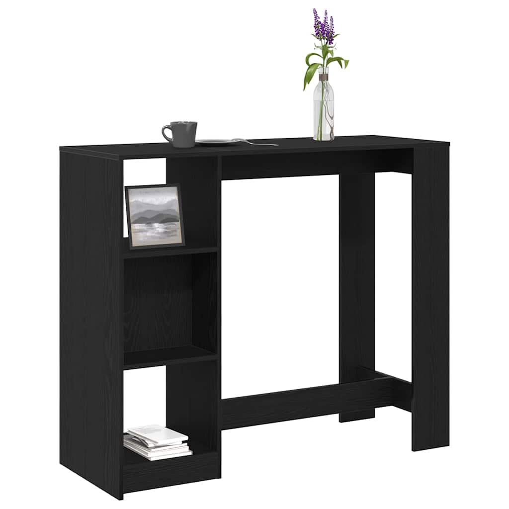 Tavolo da bar Rovere Nero 124 x 46 x 103.5 cm Legno multistrato
