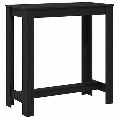 Tavolo da bar Rovere Nero 102 x 50 x 103,5 cm Legno multistrato