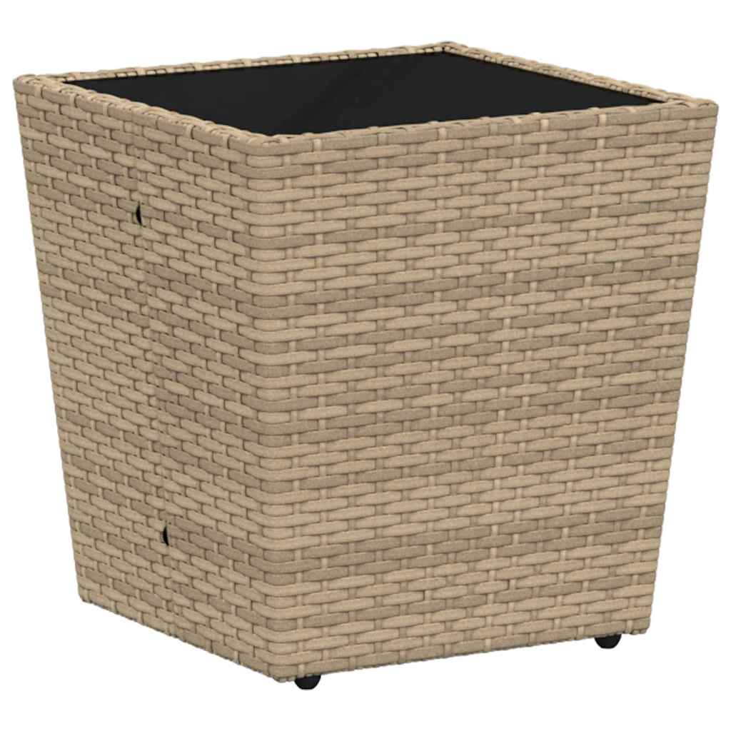 Set Bistro da Giardino 3 pcs Beige polyrattan