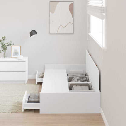 Struttura del letto Bianco 98.5 x 200 cm Legno multistrato