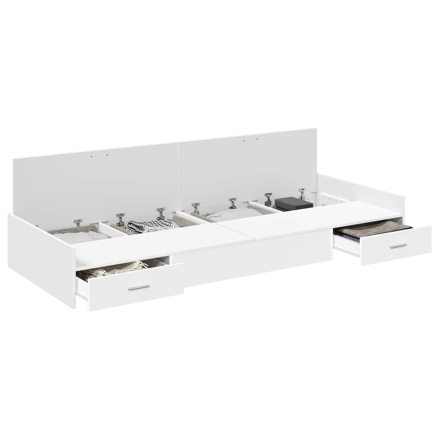 Struttura del letto Bianco 98.5 x 200 cm Legno multistrato