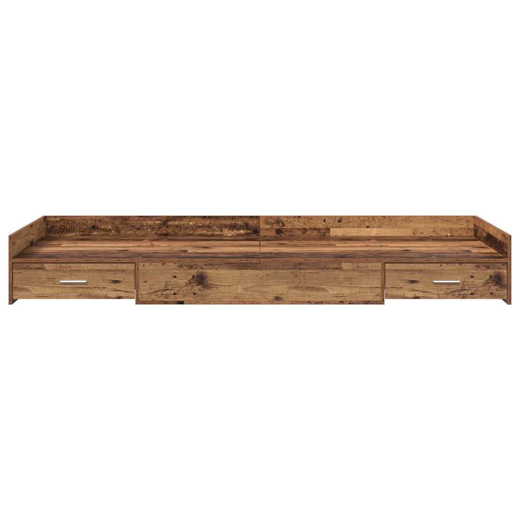 Struttura del letto Legno vecchio 80 x 200 cm Legno multistrato