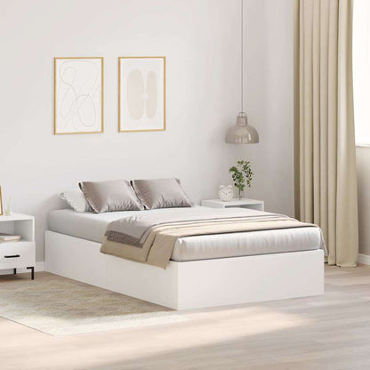 Struttura letto con contenitore Bianco 120 x 200 cm