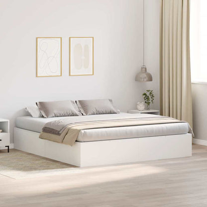 Struttura letto con contenitore Bianco 180 x 200 cm