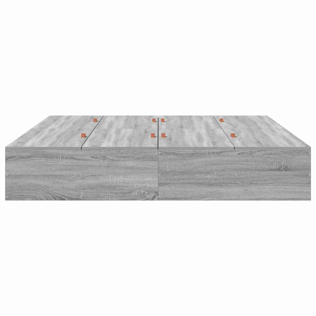 Struttura letto con contenitore Grigio Sonoma 180 x 200 cm