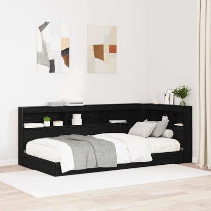 Testata contenitore Rovere Nero 80 cm Legno multistrato