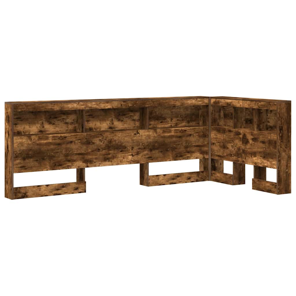 Testata contenitore Rovere fumÃ© 80 cm Legno multistrato