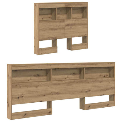 Testata contenitore Rovere artigianale 80 cm Legno multistrato