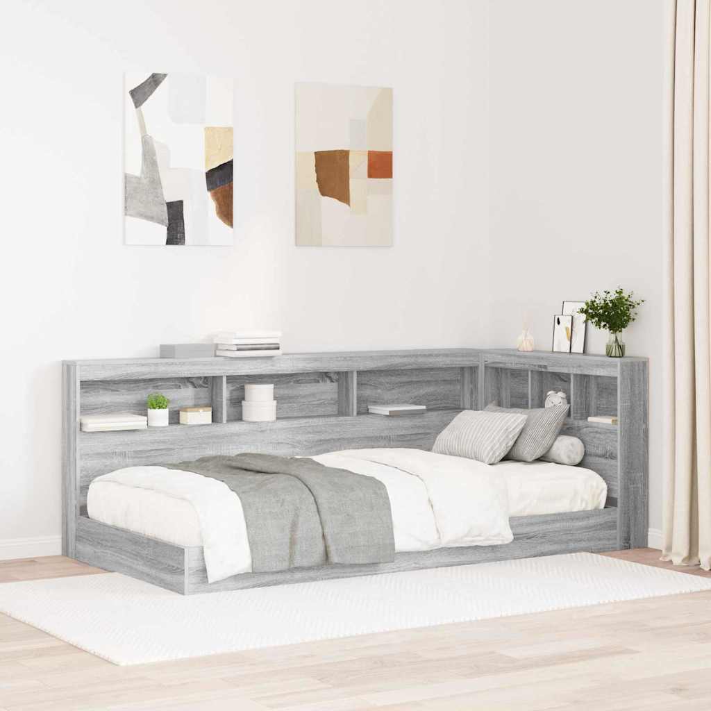 Testata contenitore Grigio Sonoma 90 cm Legno multistrato