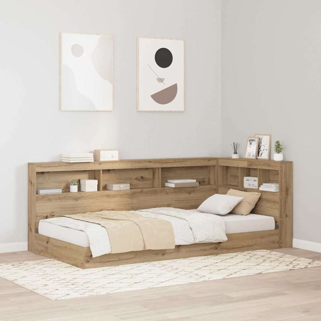 Testata contenitore Rovere artigianale 90 cm Legno multistrato