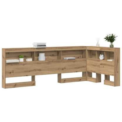 Testata contenitore Rovere artigianale 90 cm Legno multistrato