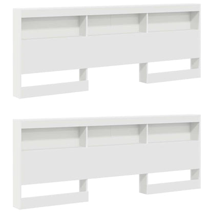 Testata contenitore Bianco 200 cm Legno multistrato